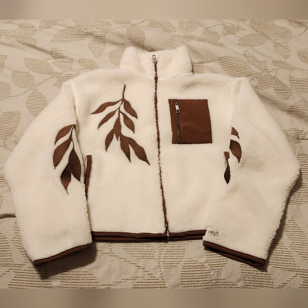 Taylor Swift Life is a Willow Zip up Fleece Sherpa Jacket
